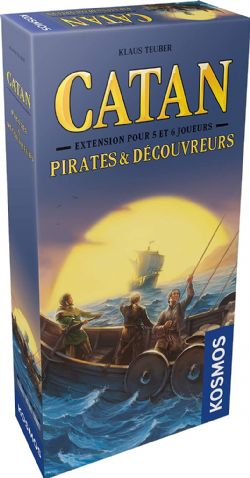 JEU CATAN - EXTENSION : PIRATES ET DÉCOUVREURS 5-6 JOUEURS